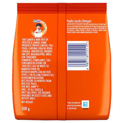 Tide Plus 500g Washing Detergent Powder