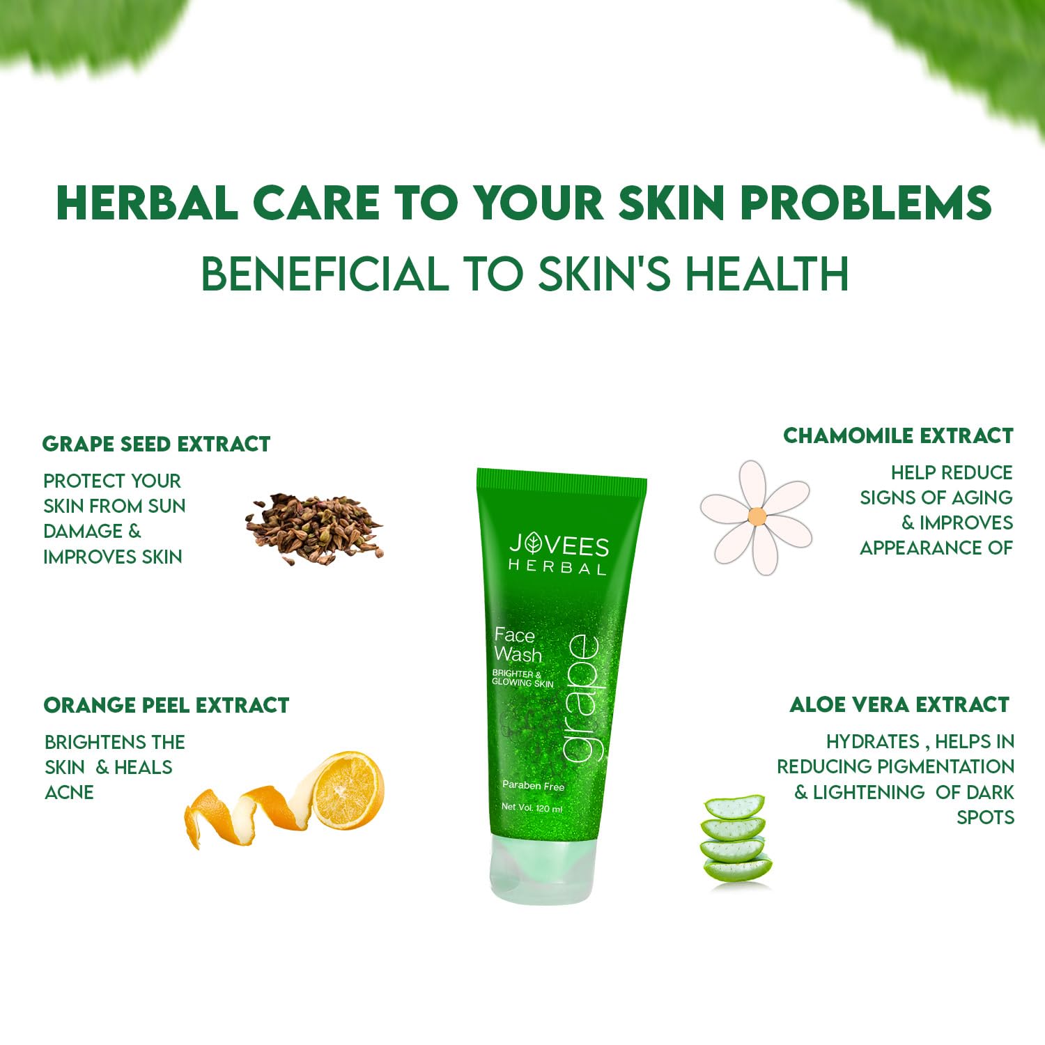 Jovees Herbal Grapes Face Wash 50 ml