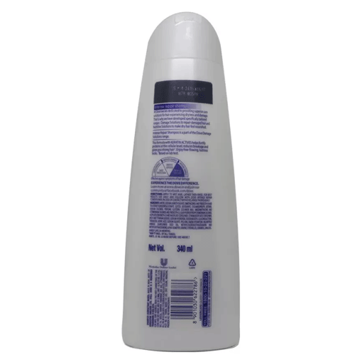 Dove Shampoo 340ml Container