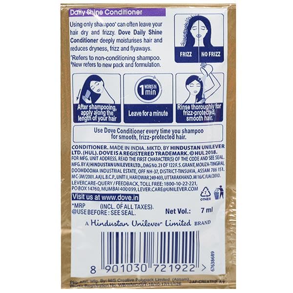 Dove Conditioner, 7ml Sachet
