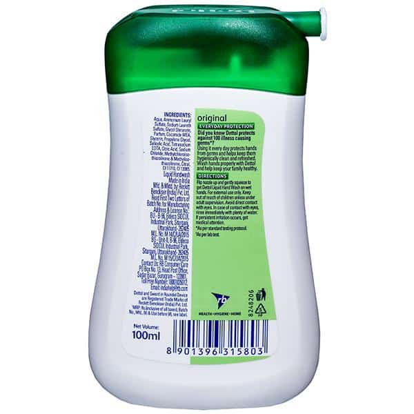 Dettol Liquid Hand Wash Squeezy Pack 100ml