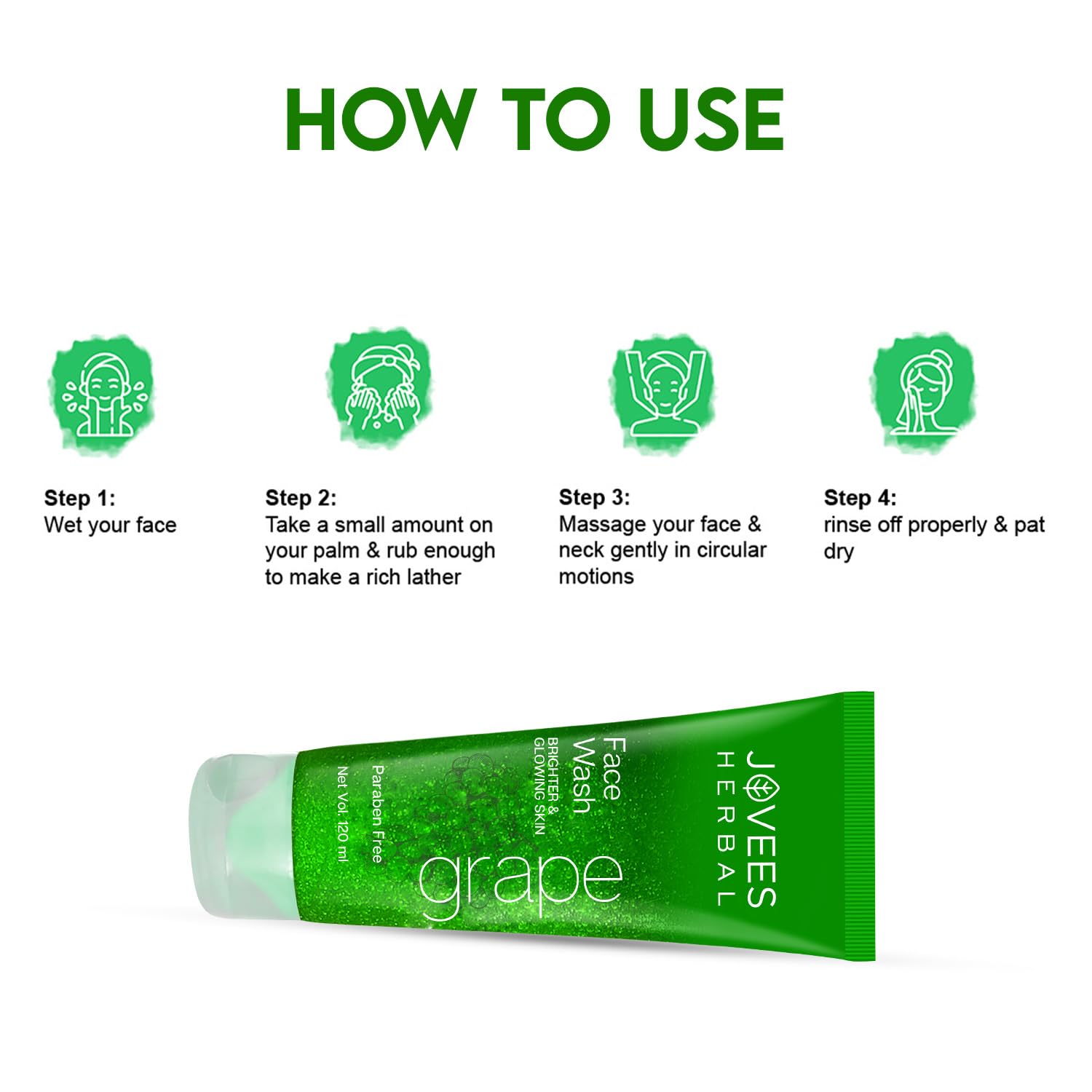 Jovees Herbal Grapes Face Wash 50 ml